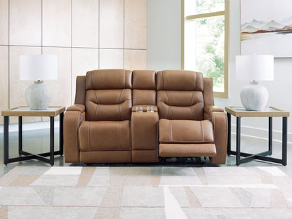 Knightington - Power Reclining Loveseat With Audio Seating