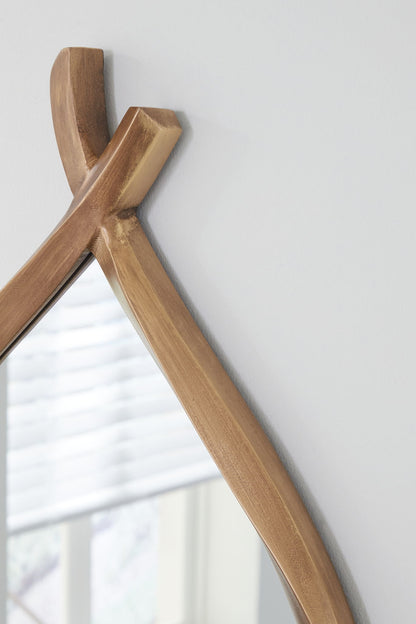 Bartner - Accent Mirror - Antique Gold Finish