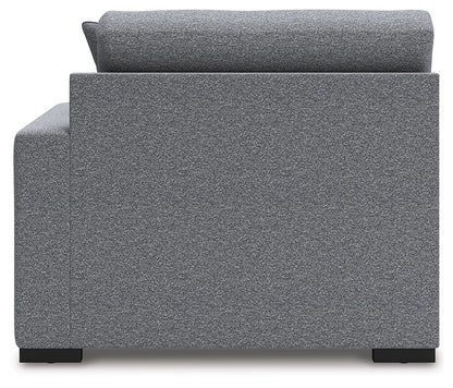 Bealton - RAF Corner Chair - Salt And Pepper