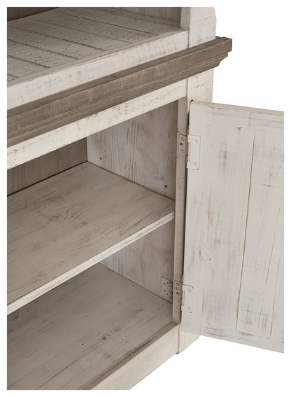 Havalance - Right Pier Cabinet - Brown / Beige