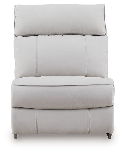 Social Pointe - Pearl / Ash - Armless Chair