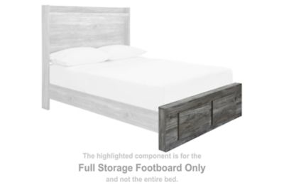 Baystorm - Full Storage Footboard - Gray