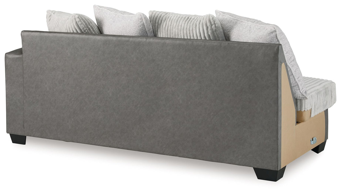 Clairette Court - Raf Sofa - Alloy