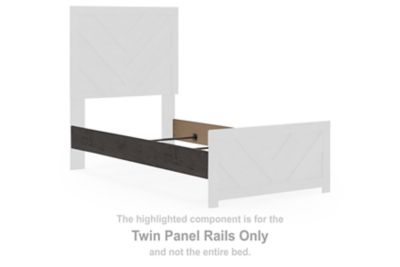 Prendonea - Twin Panel Rails - Charcoal