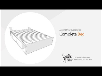 Wistenpine - Blush - Twin/Full Under Bed Storage
