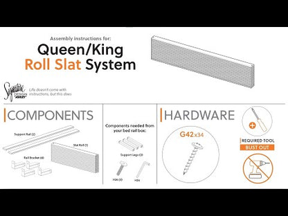 Platform - Queen Roll Slats - Brown