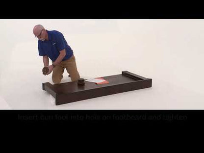 Porter - King/Cal King Panel Footboard - Rustic Brown