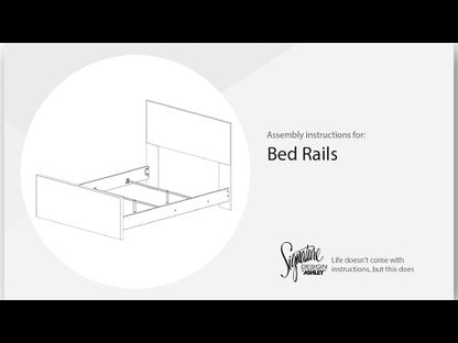 Vessalli - Gray - Queen Panel Rails