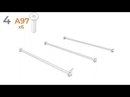 Wynnlow - Twin Panel Rails - Gray