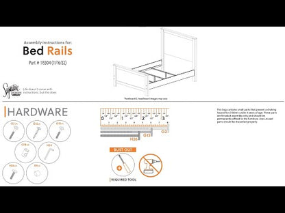 Trinell - Full Panel Footboard - Brown