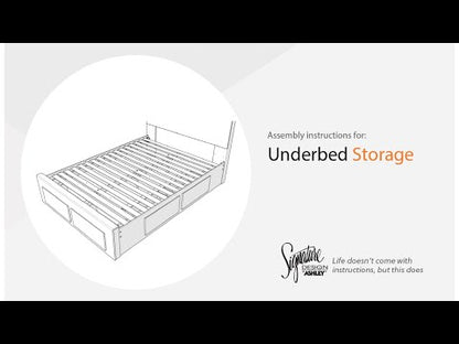 Hyanna - Queen/King Under Bed Storage - Tan Brown